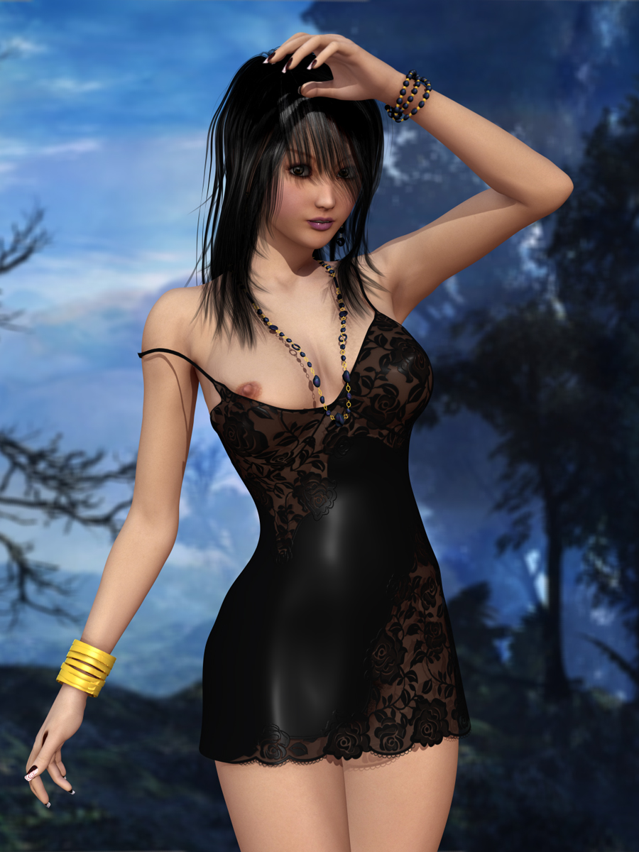 Black lingerie